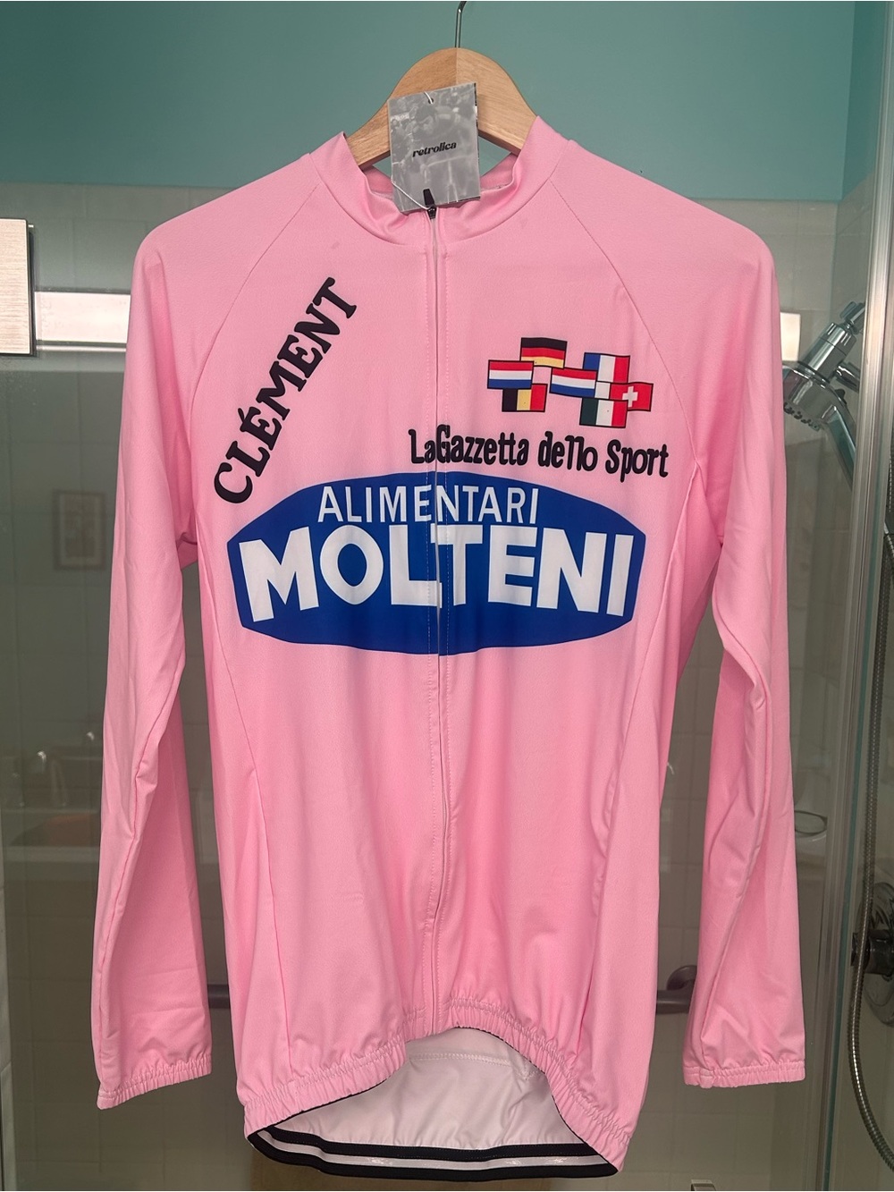 Molteni x La Gazzetta Pink Cycling Jacket